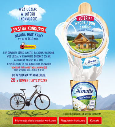 Konkurs "Natura mnie kręci" Biedronka