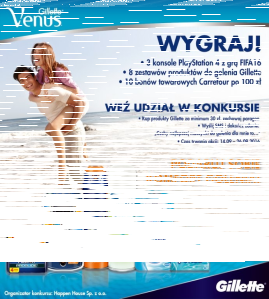 Konkurs "Podaruj sobie komfort golenia" Carrefour