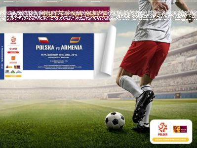 Wygraj 10 podwójnych biletów na mecz w piłce nożnej Polska-Armenia