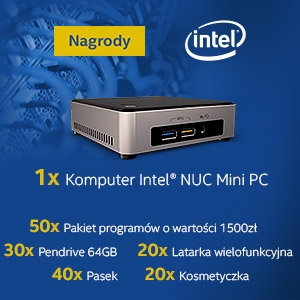 Wygraj komputer Intel NUC Mini PC oraz 160 innych nagród