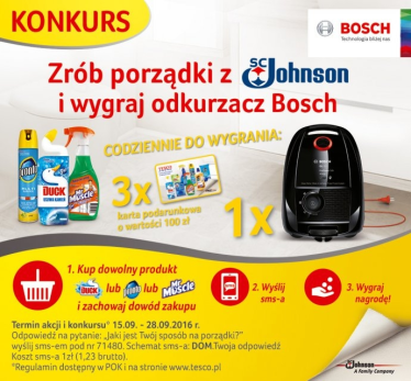 Konkurs "Zrób porządki z SC Johnson"