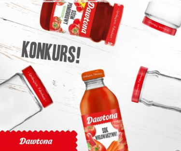 Konkurs "Wykorzystanie szklanych opakowań po produktach Dawtona"