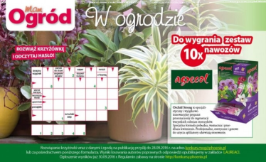 Konkurs "W ogrodzie"