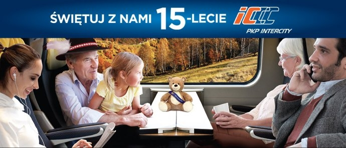Konkurs "Świętuj z nami 15-lecie PKP Intercity"