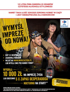 Loteria "Rozkręć tequile" Carrefour, 18+