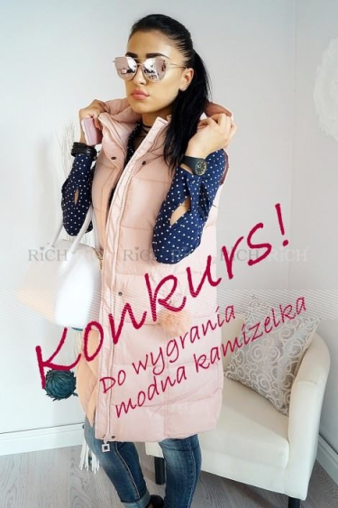 Wygraj kamizelkę pudrową