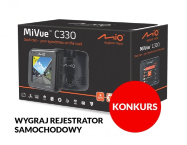 Wygraj Mio MiVue c330 Rejestrator Samochodowy