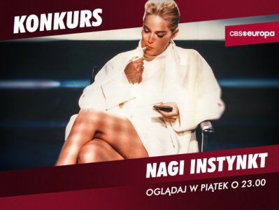 Konkurs z CBS Europa! W telewizji 'Nagi Instynkt' a do wygrania książki!