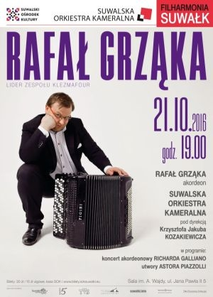 Wygraj wejściówki na koncert Rafała Grząki i Suwalskiej Orkiestry Kameralnej