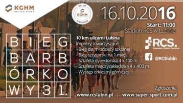 Konkurs "Rozdajemy pakiety startowe na Bieg Barbórkowy"