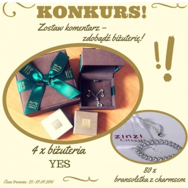 Konkurs "Zostaw komentarz - zdobądź biżuterię"