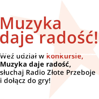 Konkurs "Muzyka daje radość"