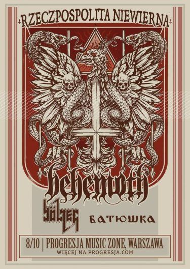 Wygraj bilety na koncert Behemotha, Warszawa, do godz. 12:00