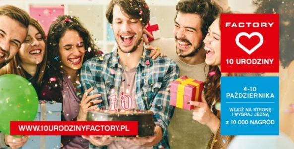 Loteria 10 Urodziny Factory, Wrocław