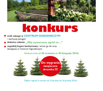 Konkurs "Wymarzony ogród"