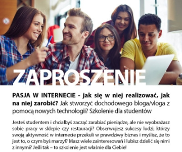 Konkurs "Zacznij zarabiać na swojej pasji" Warszawa, do godz. 12:00