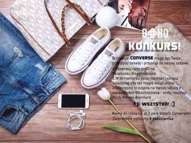 Wygraj buty Conversy od Booho