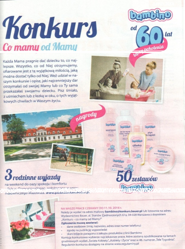 Konkurs "Co mamy od Mamy - wygraj spa"