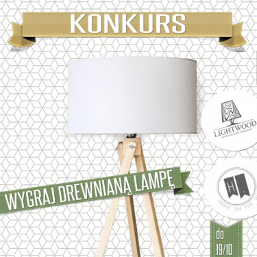 Wygraj drewnianą, skandynawską lampę!
