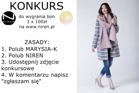 Wygraj bon o wartości 100zł do sklepu niren.pl