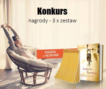 Wygraj książkę "Tymczasem" - Izabela Sowa + notatnik