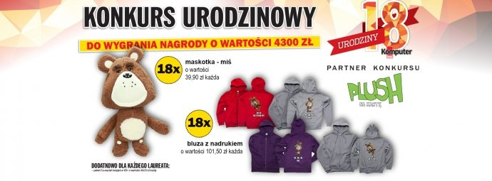 18. Urodziny Komputer Świata z Plush