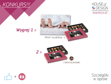 Wygraj obraz na płótnie oraz czekoladki z Twoim zdjęciem
