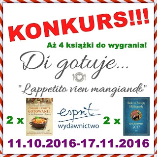 Konkurs "Di gotuje & Wydawnictwo Espirt"