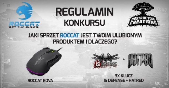 Konkurs "Zdobądź myszkę Roccat Kova"