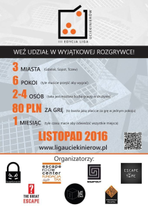 Konkurs "Liga Uciekinierów" Pomorze