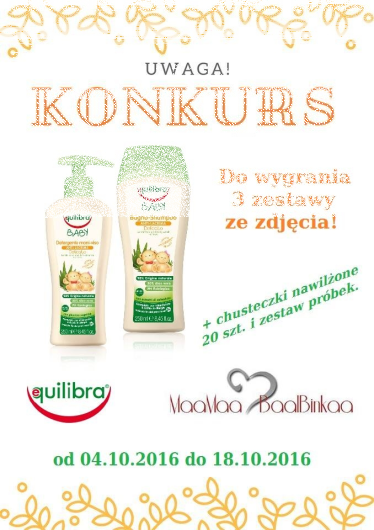 Konkurs kosmetyczny dla fanów MaaMaa BaalBinkaa i Equilibra