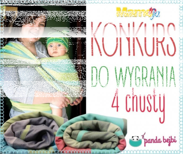 Wygraj 1 z 4 chust do noszenia dziecka od PandaBejbi