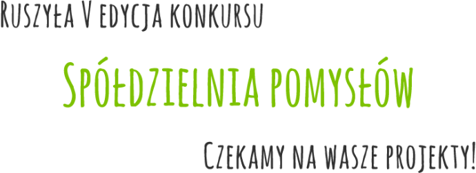 Konkurs "Spółdzielnia pomysłów"