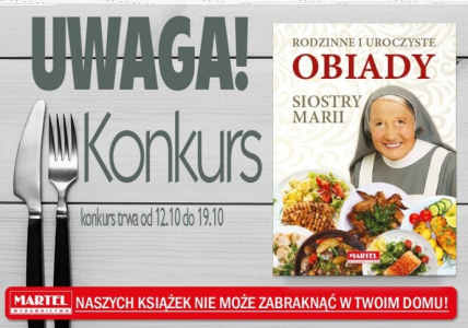 Konkurs z książką siostry Marii