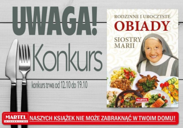 Konkurs z książką siostry Marii