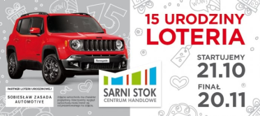 Loteria urodzinowa - 15 urodziny Sarniego Stoku, Bielsko-Biała