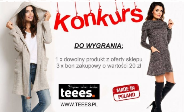 Wygraj dowolny produkt Teees