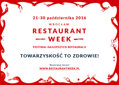 Wygraj podwójny voucher na Restaurant Week Wrocław, do godz. 15:00