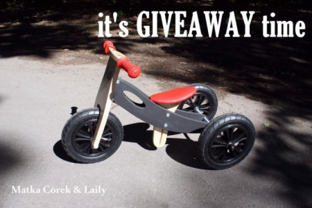 Wygraj rowerek biegowy