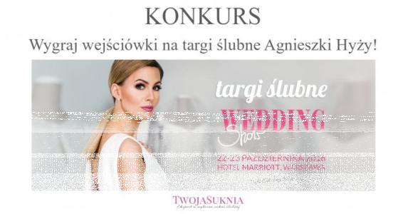 Wygraj wejściówki na targi ślubne WeddingShow