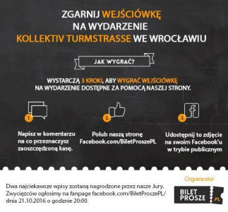 Wygraj 1 z 2 pojedynczych wejściówek na Kollektiv Turmstrasse we Wrocławiu
