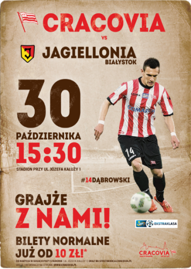 Wygraj bilety na mecz Cracovii