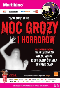 Konkurs "ENEMEF: Noc Grozy i Horrorów w Multikinie" Gdańsk, do godz. 12:00