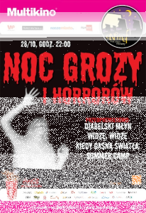 Konkurs "ENEMEF: Noc Grozy i Horrorów w Multikinie Warszawa Ursynów" do godz. 12:00