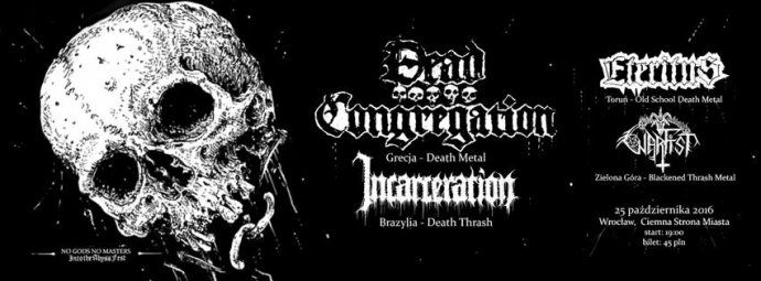 Wygraj bilet na Dead Congregation, Wrocław, do godz 20:00