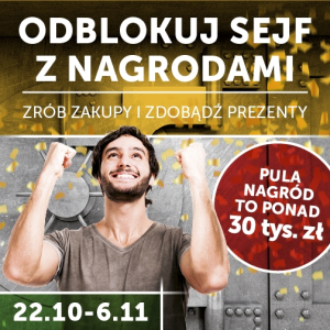 Konkurs "Odblokuj sejf z nagrodami" Konin
