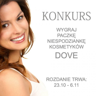 Wygraj paczkę niespodziankę kosmetyków Dove