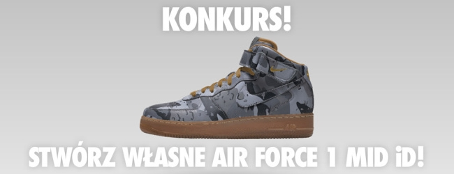 Konkurs "Zaprojektuj Air Force 1 w Nike ID!"