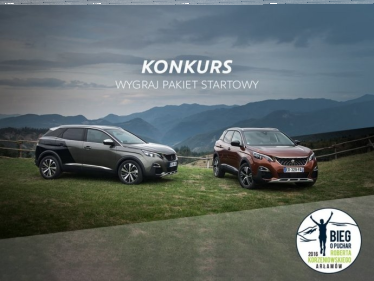 Konkurs "Zdobądź pakiet startowy od Peugeot"