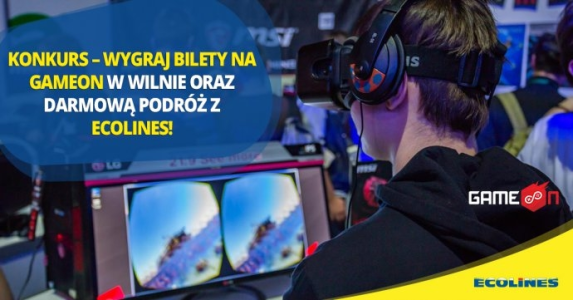 Wygraj bilety na GameOn w Wilnie!